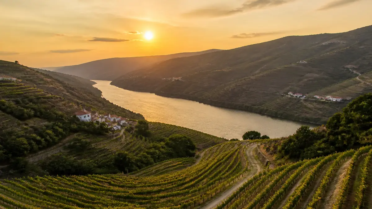Paisagem de uma região turística portuguesa