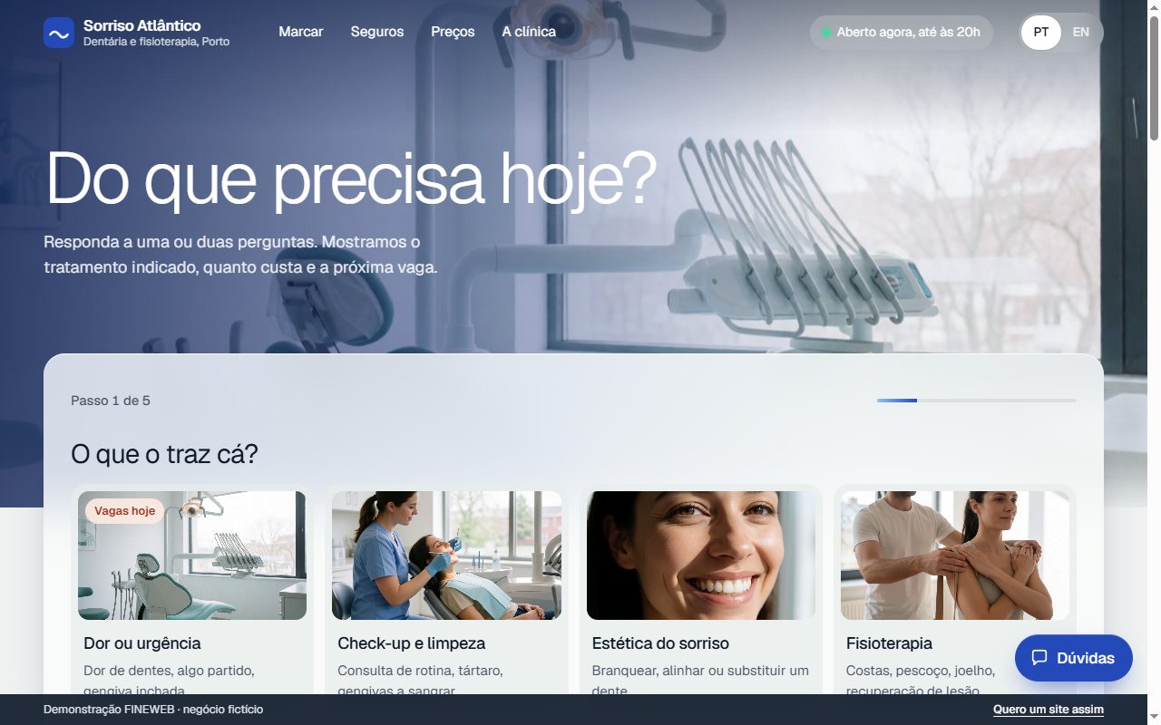 Clínica Sorriso Atlântico — Clínicas e saúde