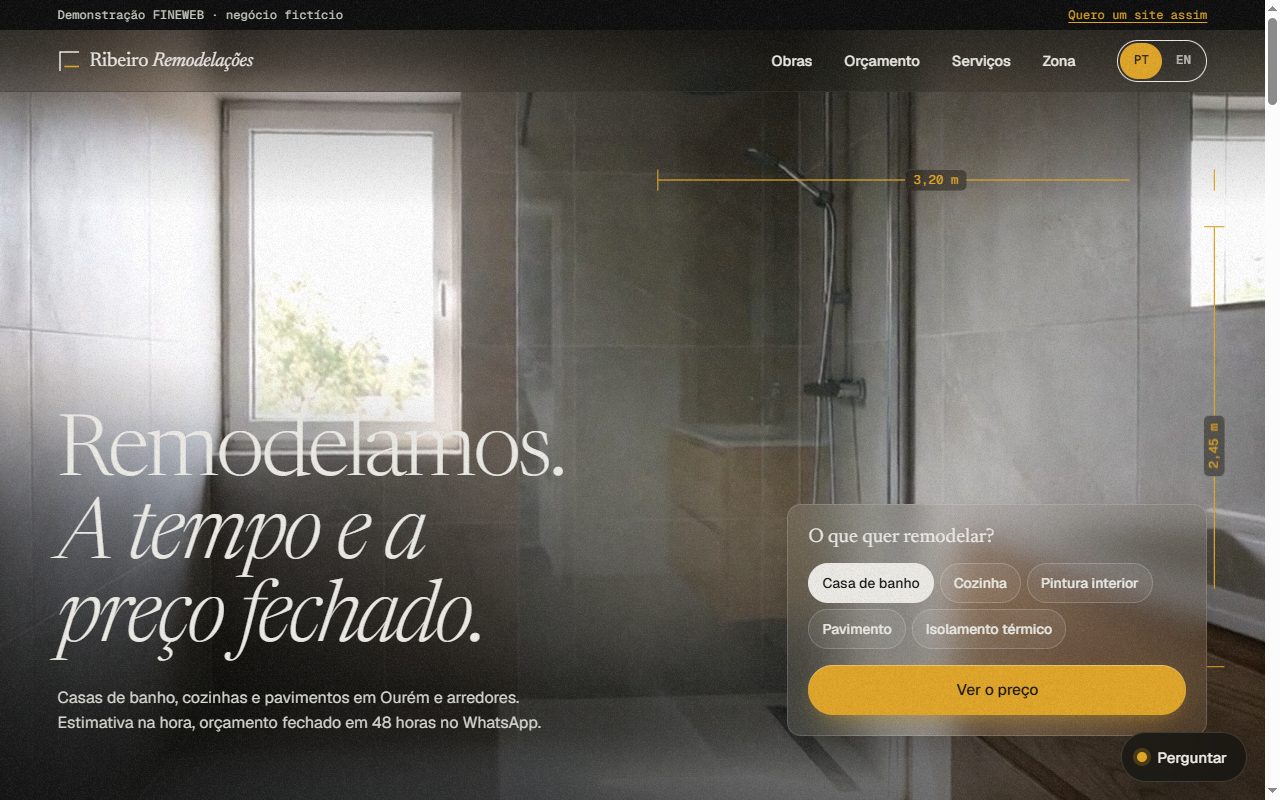 Ribeiro Remodelações — Construção e remodelações